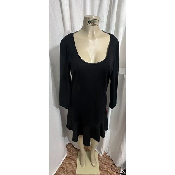 Juicy Couture Drop Waist Little Black Stretch  Dress Size XL #1172 - Picture 11 of 16